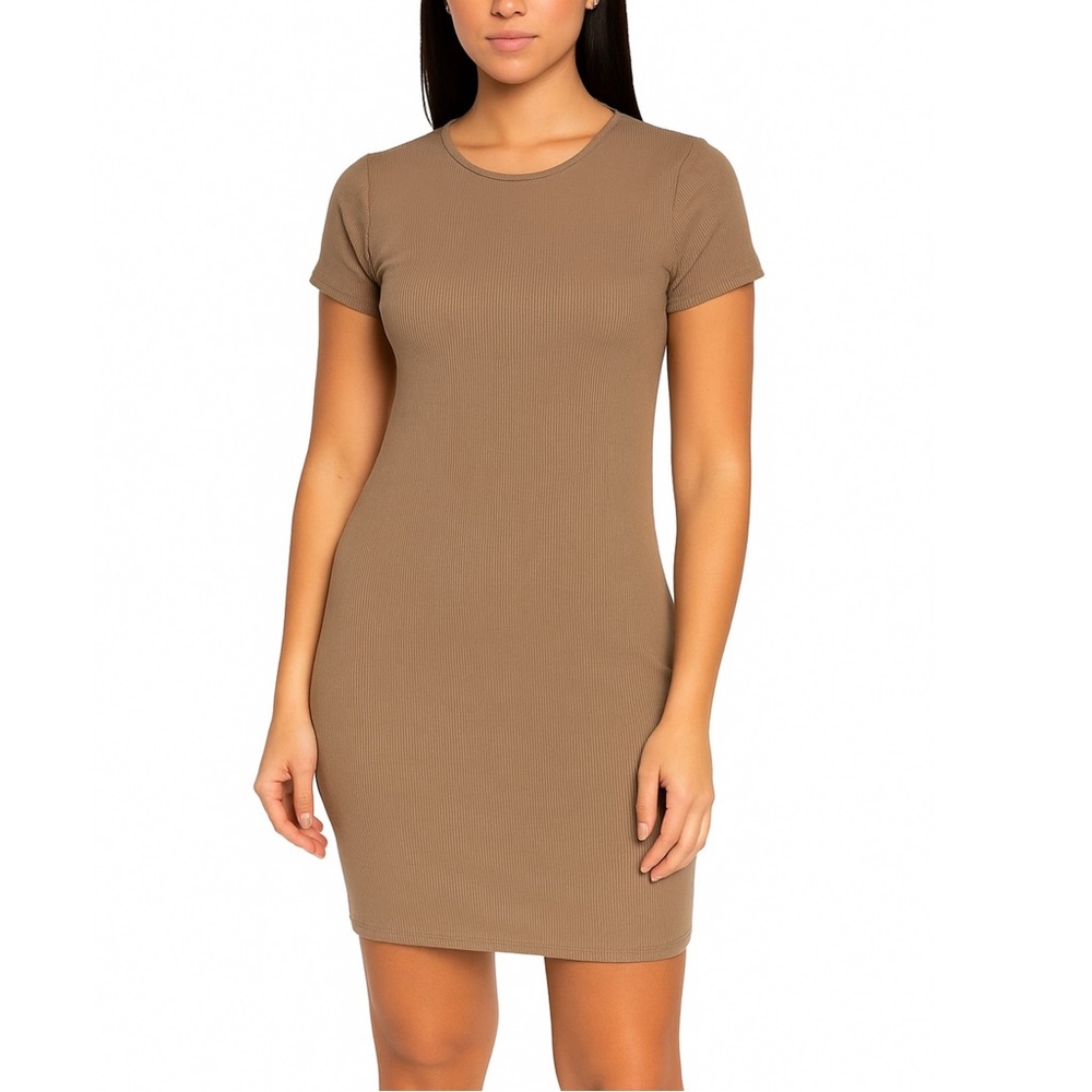 Fashion Nova Tan Mini Dress